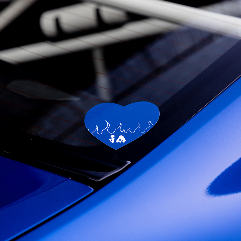 iAcro官方 三色心形3M贴纸