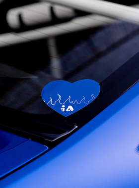 iAcro官方 三色心形3M贴纸