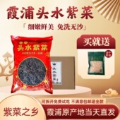 福建霞浦头水紫菜干净无沙免洗特产级紫菜干货烤紫菜紫菜汤