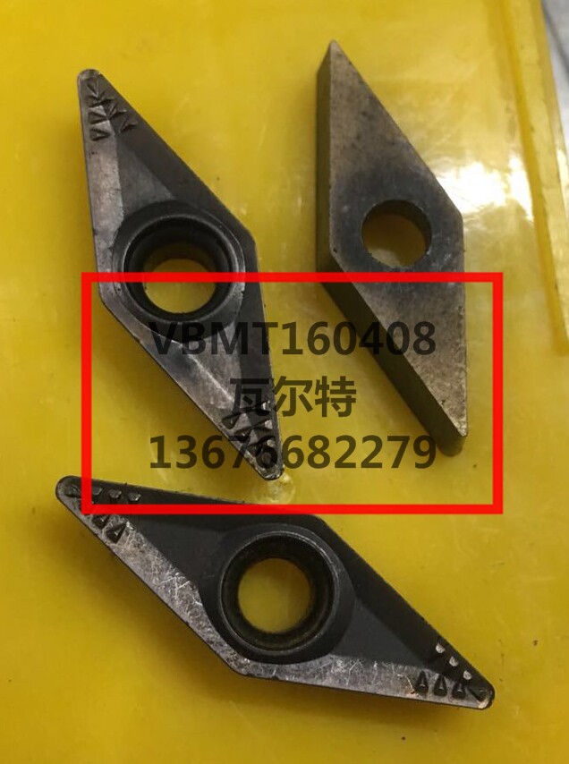 二手进口数控刀片 德国瓦尔特 VBMT160408 单面长菱形刀头 不锈钢图片