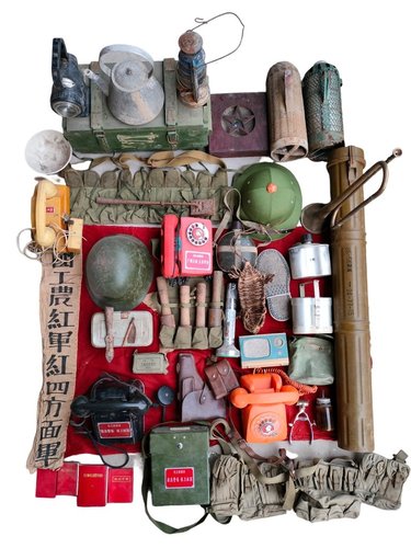抗战老物件军迷装饰红军长征
