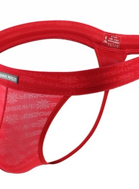 男士内裤 BRAVE PERSON 无畏船长网纱男士内裤印花男丁字裤B1138