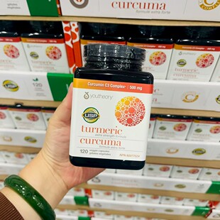加拿大Youtheory姜黄素胶囊120粒