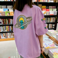 [Onemic Spot Special Special] Gordy Short -Sleeved Alien Series T -Fry Fish Men's и Women's Tidal Brand Lake and Leisure Simploity