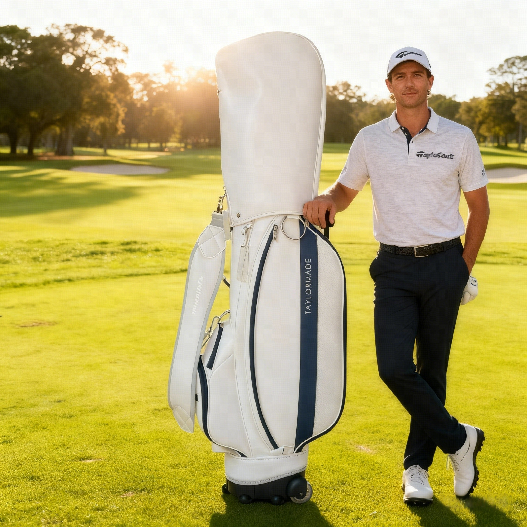 高尔夫球包新款高尔夫球袋防水标准球杆包拉杆带轮子球包男女通用