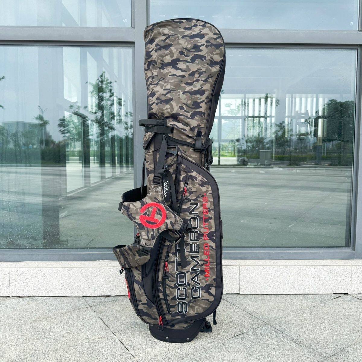 新款高尔夫包卡梅隆支架包男女通用双肩球袋球杆防水标准轻便超轻