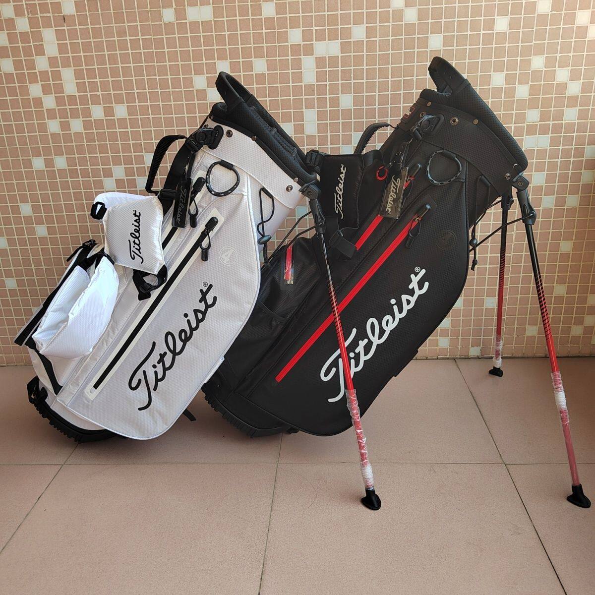 14孔Titleist高尔夫支架包,男女士球包,轻量便携防水球包