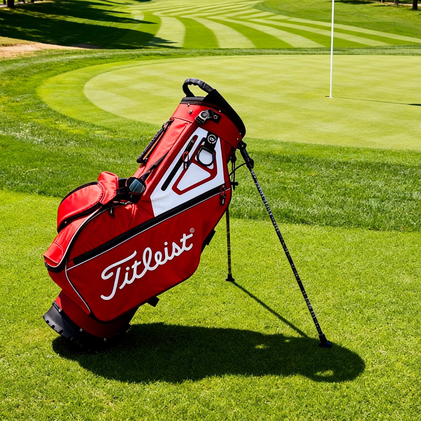 新款高尔夫球包男女尼龙支架包双肩超轻球杆包防水球袋大容量