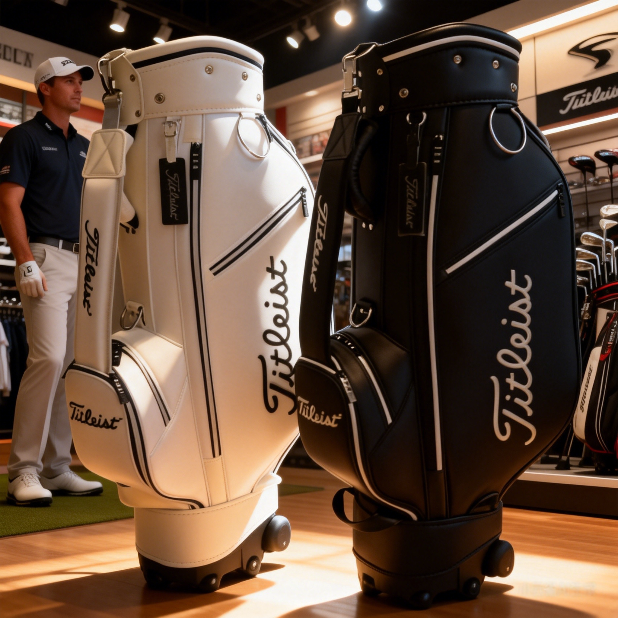 高尔夫球包新款高尔夫球袋防水标准球杆包拉杆带轮子球包男女通用