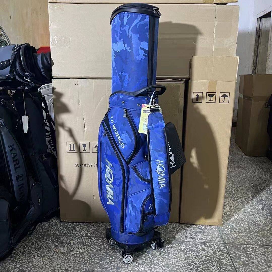 新款高尔夫航空伸缩球包多功能防水男女伸缩大容量万向四轮球包