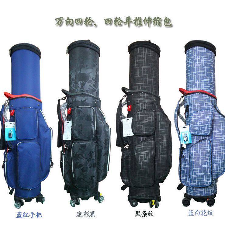 高尔夫航空包,多功能伸缩球包,尼龙防水,万向四轮