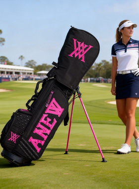 新款ANEW高尔夫球包 双肩轻便支架包双帽球杆袋 精美两用外贸