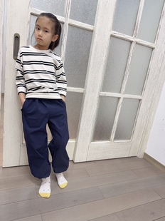 型不适合胖宝哦～妹妹130～ Sp纯元 裤 可做防蚊裤 梭织裤