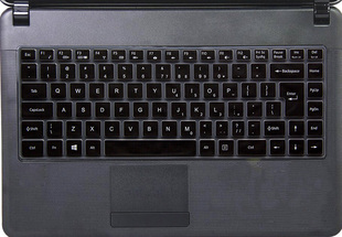 神舟优雅A400 D1键盘保护贴膜14英寸电脑笔记本全覆盖防尘套罩垫防水防灰护按键凹凸透明硅胶彩色可爱 D2500