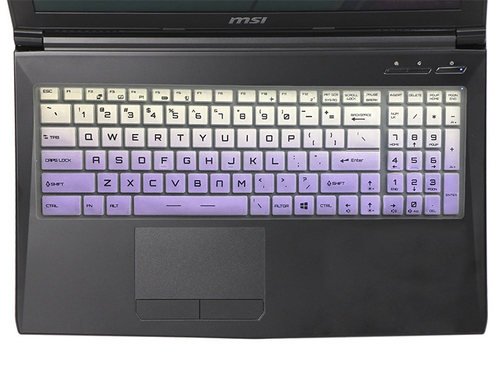 msi微星GT72 2QE-212CN键盘保护贴膜17.3英寸电脑笔记本全覆盖防尘套罩防水防灰护按键凹凸透明硅胶彩色可爱
