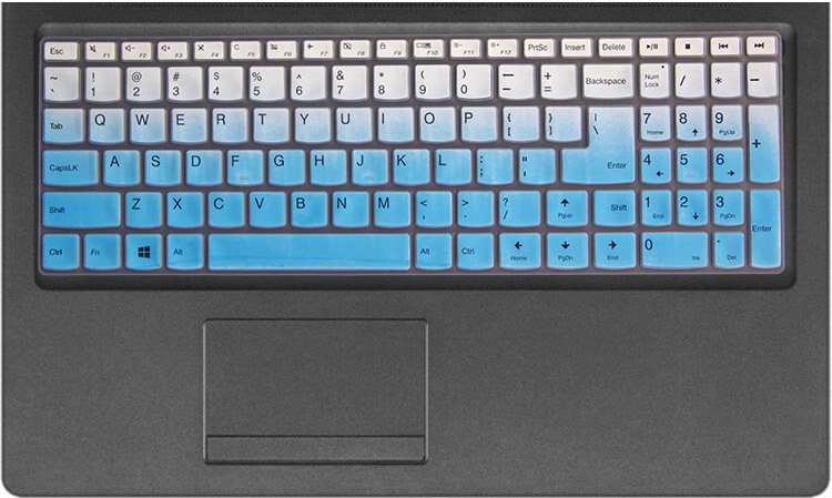 联想扬天V310-15ISK 80T3键盘保护贴膜15.6英寸电脑笔记本全覆盖防尘套罩垫防水防灰护按键凹凸透明硅胶彩色
