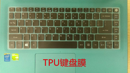 Acer K4000-518R键盘保护贴膜14英寸电脑笔记本全覆盖防尘透明可爱套罩垫彩色凹凸硅胶TPU卡通防水防灰按键护