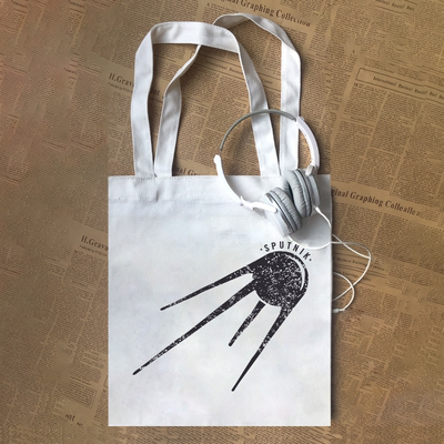 Sputnik斯普特尼克人造地球卫星纪念科普航天帆布包