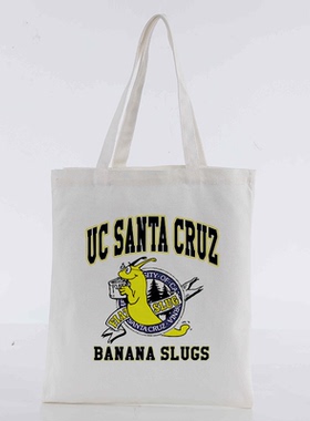 UC Santa Cruz Pulp Fiction John Travolta 低俗小说昆汀帆布包