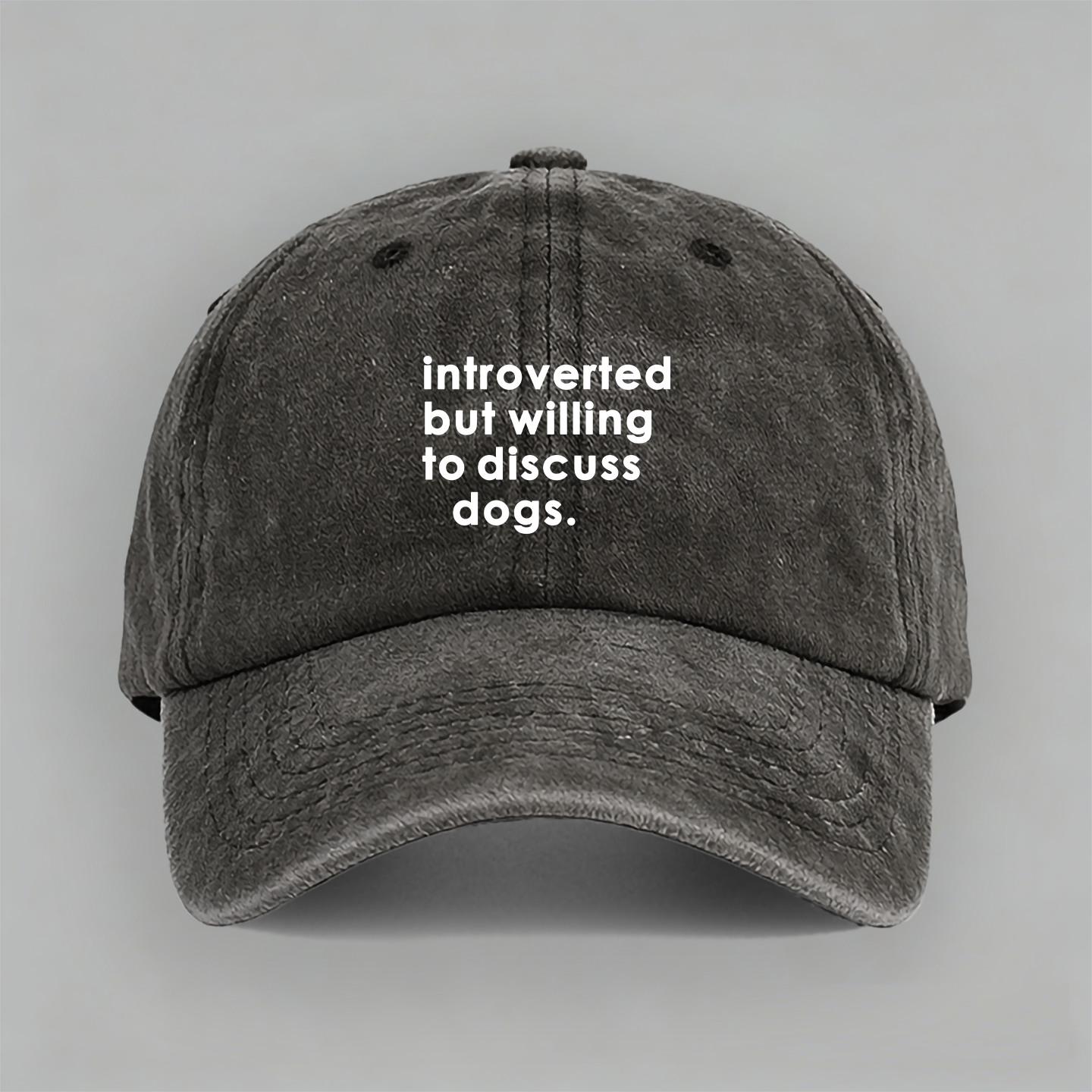 introverted but willing to discuss cats 内向愿意讨论猫狗帽子