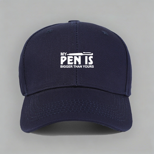 Than Bigger Yours恶搞笑潮定制纯棉棒球帽子鸭舌防晒 Pen