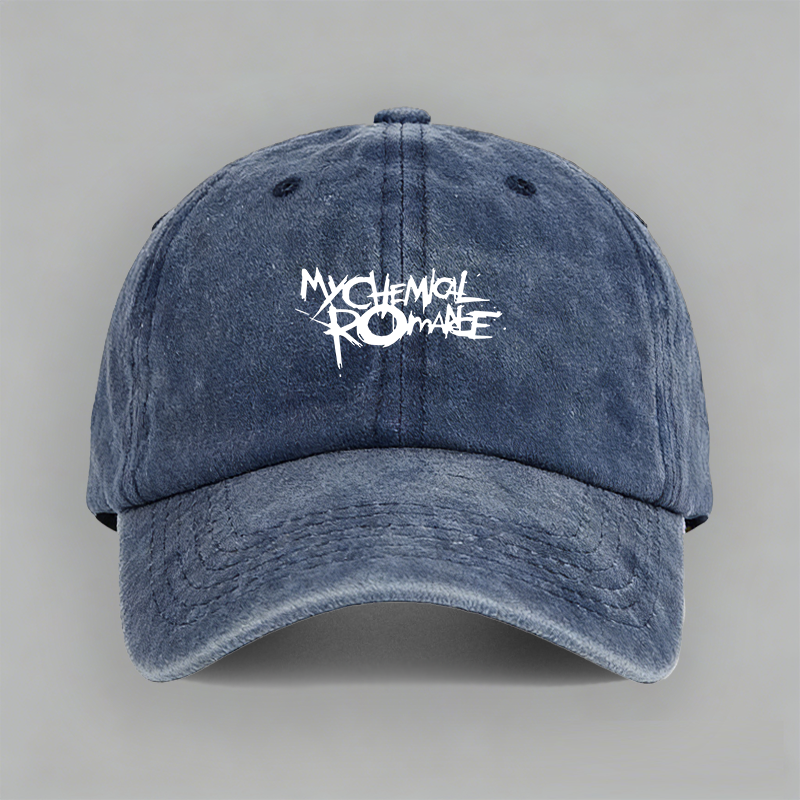 My Chemical Romance我的化学浪漫摇滚乐队水洗软顶个性定制鸭舌