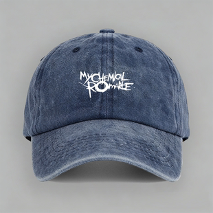 My Chemical Romance我的化学浪漫摇滚乐队水洗软顶个性定制鸭舌