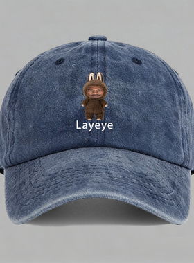 layeye恶搞侃爷kanye创意纯棉棒球帽鸭舌帽子防晒