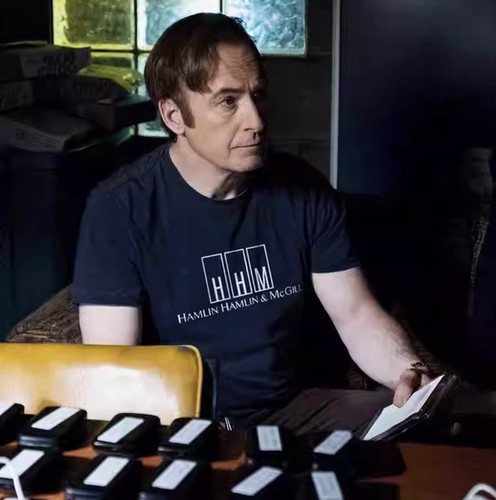 Better Call Saul 风骚律师吉米字母HHM Hamlindigo纯棉短袖t恤