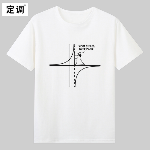 You shall not pass魔戒甘道夫恶搞挂科考试上岸梗纯棉短袖t恤