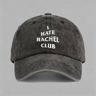 CLUB老友记friends美剧讨厌瑞秋俱乐部棒球帽鸭舌 RACHEL HATE