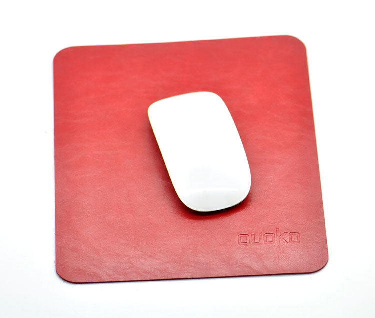 CLEVER SHELL CUSTOM MICROFIBER LEATHER SOLID COLOR GAME MOUSE PAD CAN BE ENGRAVED LOGO