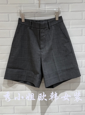 欧洲站2026春季新款PH23时尚百搭高腰显瘦休闲短裤女五分裤潮2129