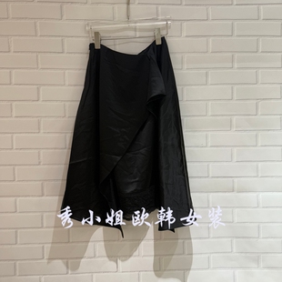 欧洲站2026春季 PH23净版 高腰显瘦蕾丝花边中长款 半身裙68321 新款