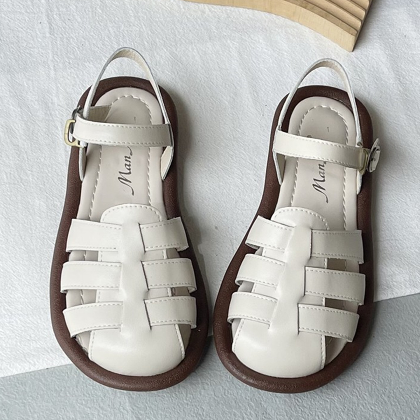 休闲凉鞋包头女鞋透气软底舒适