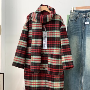 春节发货外套长款时尚新款通勤宽松百搭时尚长袖冬季女 J#24