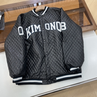 棒球服外套女冬季菱格棉服2025新款棉衣外套L#9