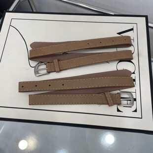 时尚 复古百搭皮带配饰设计感简约圆扣腰带