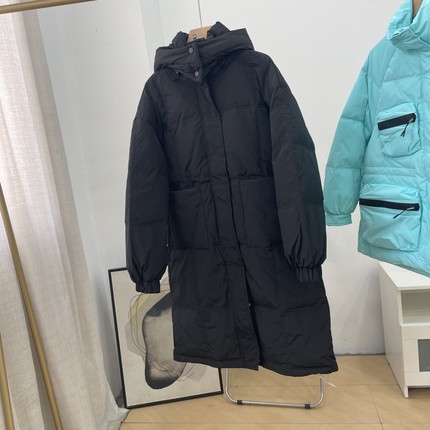 中长款过膝棉服女2025年冬季新款韩版宽松时尚外套L#7