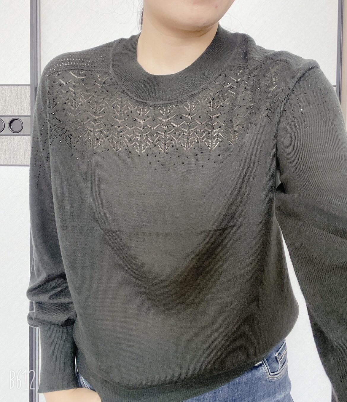 热销 四季舞台天丝羊毛 澳大利亚超细羊毛镂空烫钻圆领打底毛衣