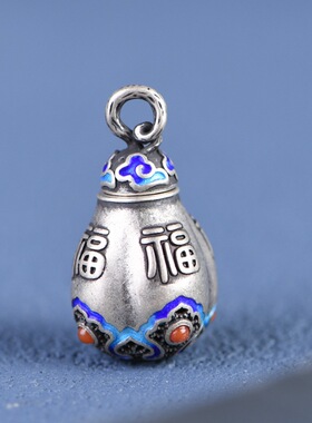 女款香囊可打开香瓶镂空款项坠