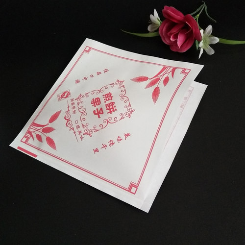 煎饼袋子防油纸袋三角口双开口白