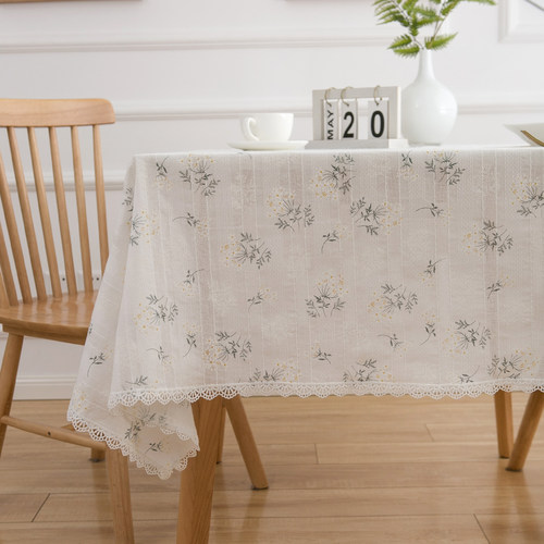 美式田园风花卉蕾丝餐桌布包邮
