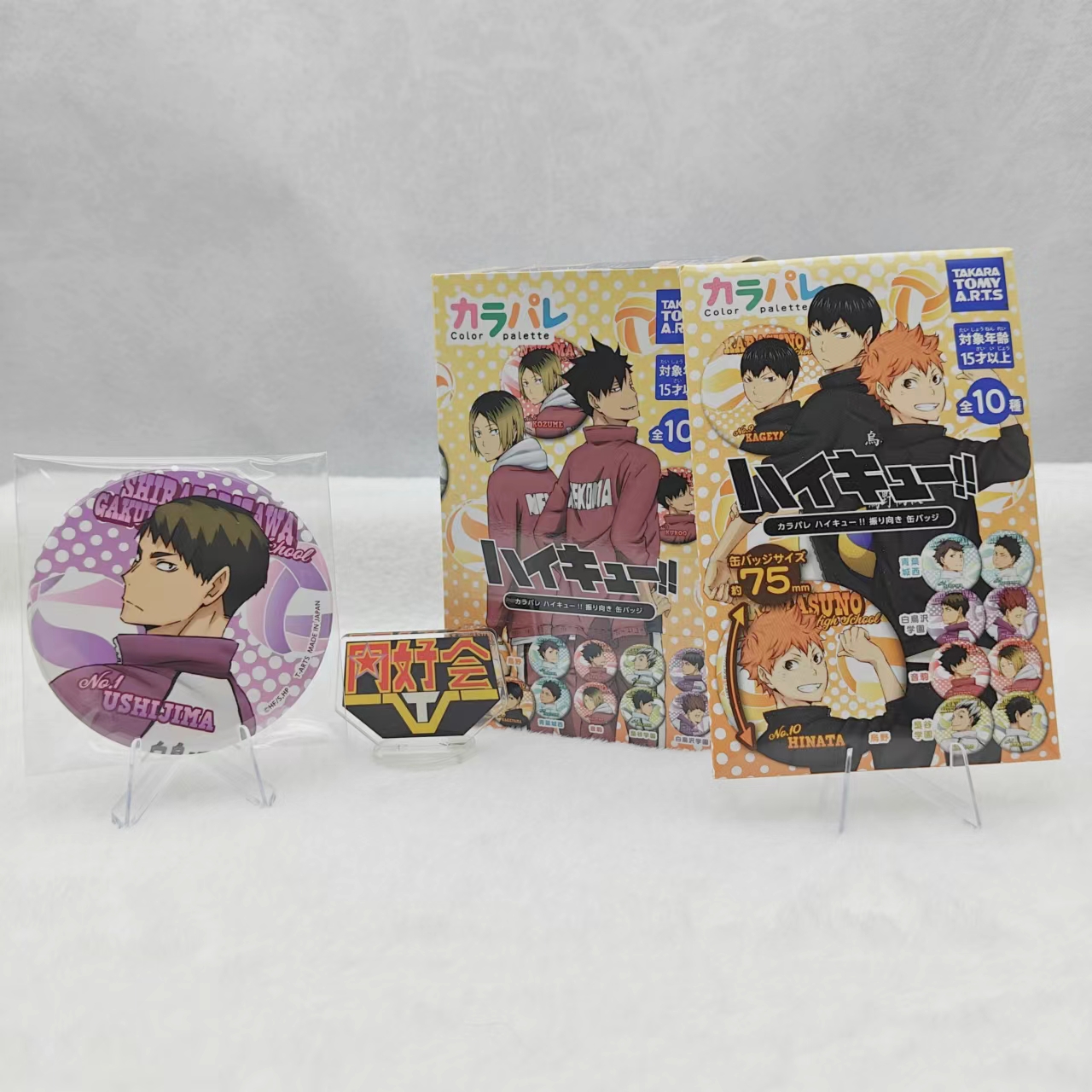 有货 TTA 排球少年 回望 回首 回眸 回头看 吧唧 75mm 日向徽章