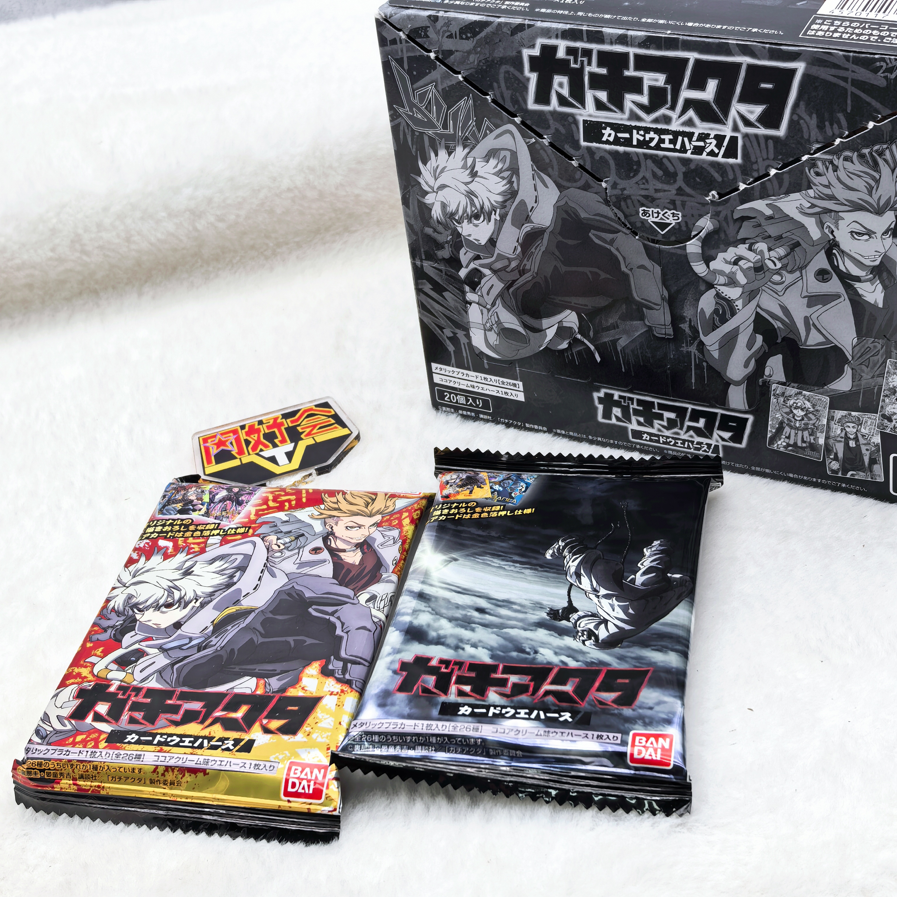 万代食玩咔哒咔哒威化卡