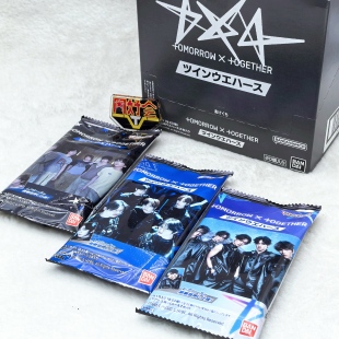 有货 万代 食玩 TOMORROW X TOGETHER 威化 卡片 男团 周边