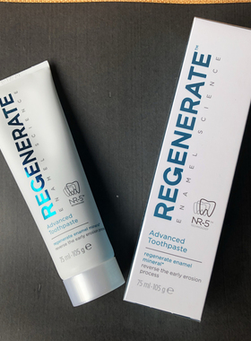 REGENERATE法国牙膏原装进口牙釉质亮白瓷白regenerate烟渍2024