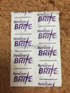 隐适美配件RetainerBrite消毒片时代天使保持器隐形牙套清洁片6片
