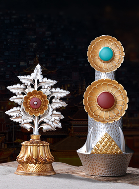 大藏朵玛食子风家用品酥油花