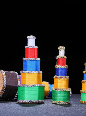 民族用品藏香家用办公室天然藏香薰八供五彩线香塔香供养涂香7层